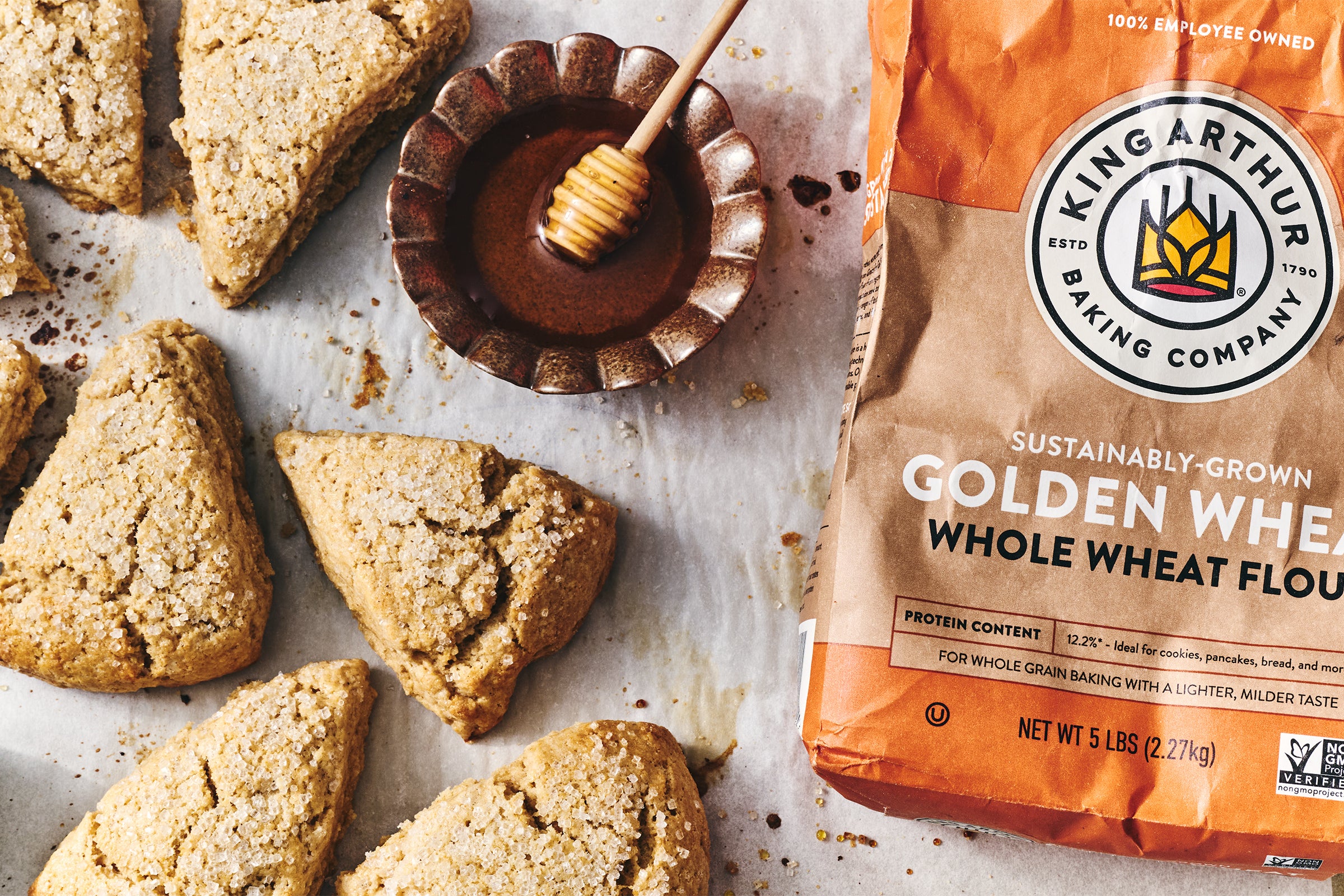 Golden Wheat Scones