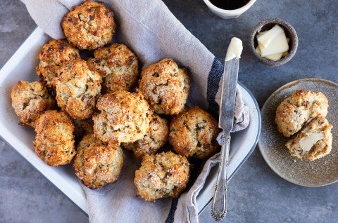 Fig and Toasted Almond Scones