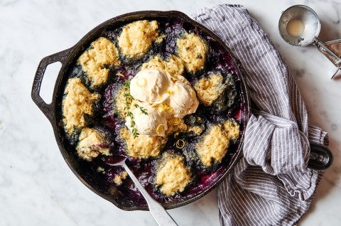 Maine Blueberries and Biscuits