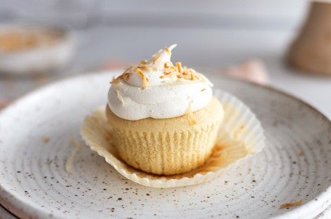 Coconut-Vanilla Bean Cupcakes