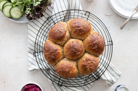 Malted Whole Grain Rolls