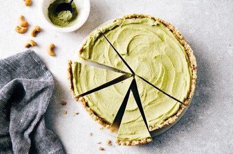 Vegan Matcha Mousse Tart