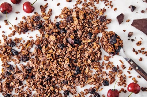 Chocolate and Cherry Granola