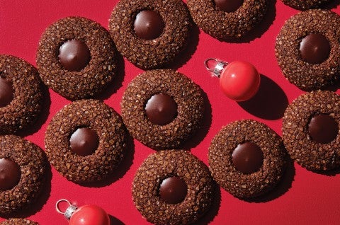 Gluten-Free Chocolate Molasses Thumbprints