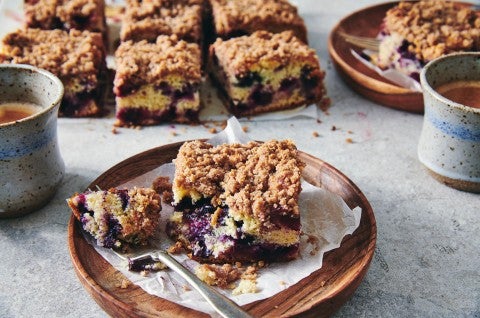 Blueberry Buckle Coffee Cake