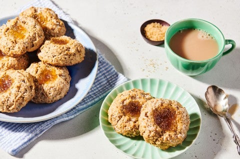 Earl Grey Scones with Jam Centers