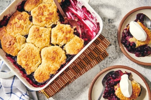 Almond Flour Berry Cobbler
