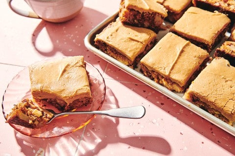 Old-Fashioned Apple Cake with Brown Sugar Frosting