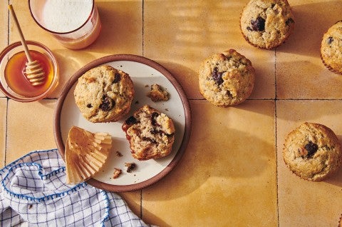 Banana Chocolate Chip Muffins 