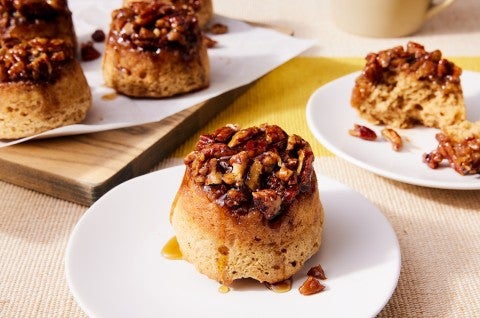 Sticky Bun Banana Muffins 