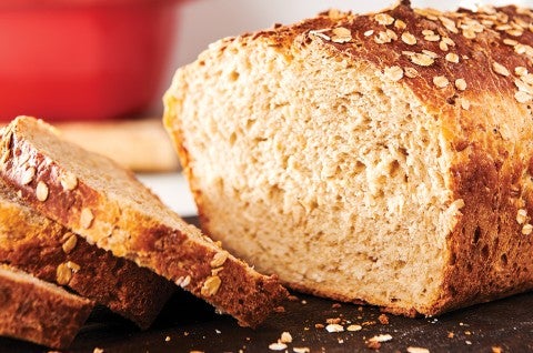 No-Knead Oat Bread 