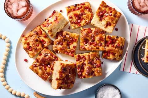 Christmas Ham Focaccia 