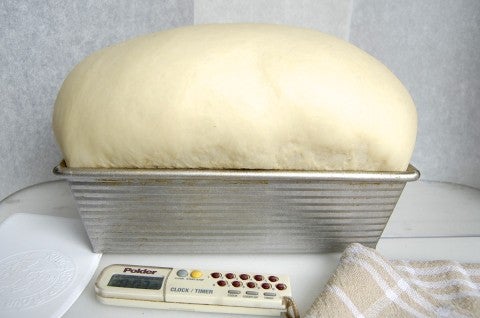 Over-proofed dough via @kingarthurflour
