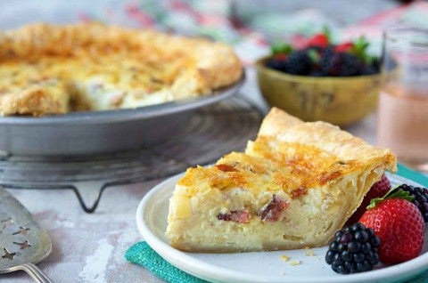 Bacon, Egg & Cheese Quiche