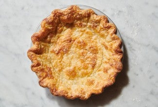 Prebaked pie crust