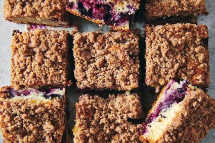 Blueberry Buckle Coffee Cake