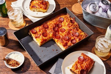 Detroit-style pizza