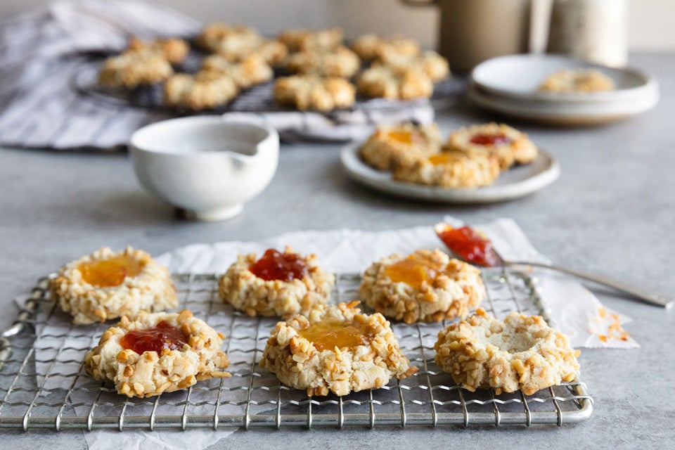 Gluten-Free Thumbprint Cookies