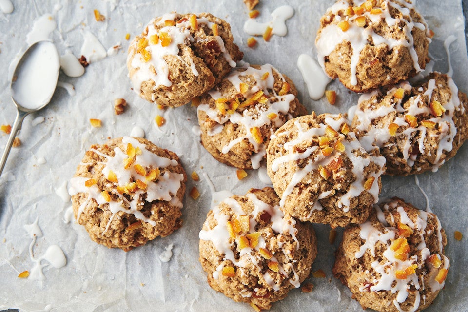Orange Walnut Whole Wheat Scones