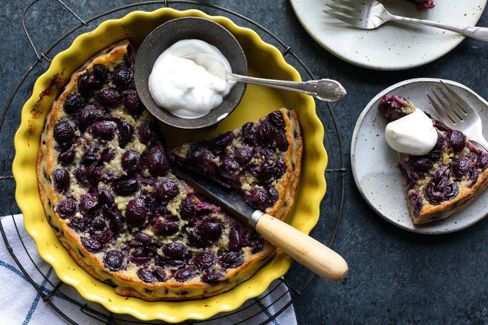 Easy Fresh Fruit Clafouti