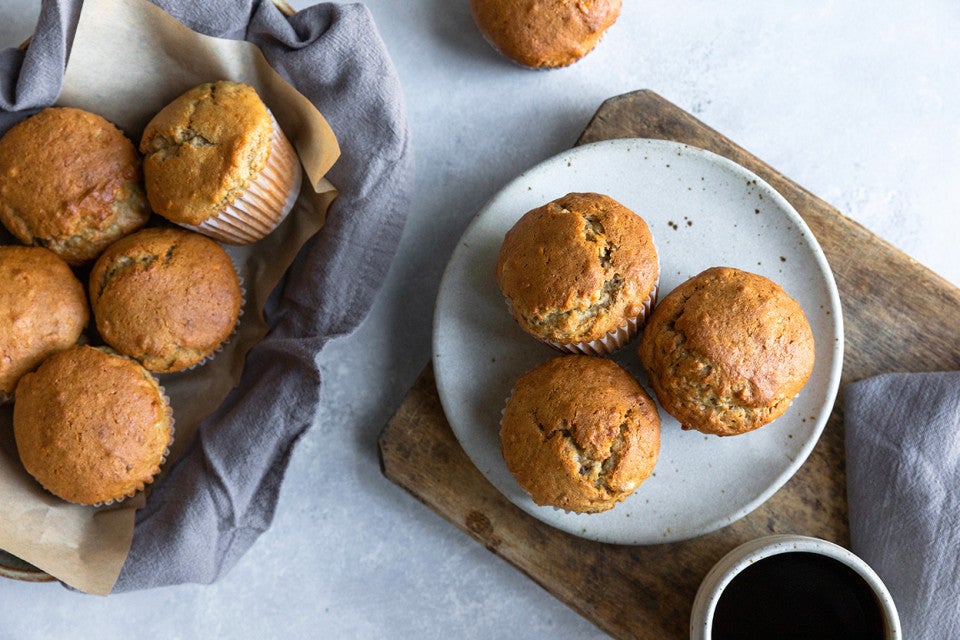 Gluten-Free Whole Grain Banana Muffins