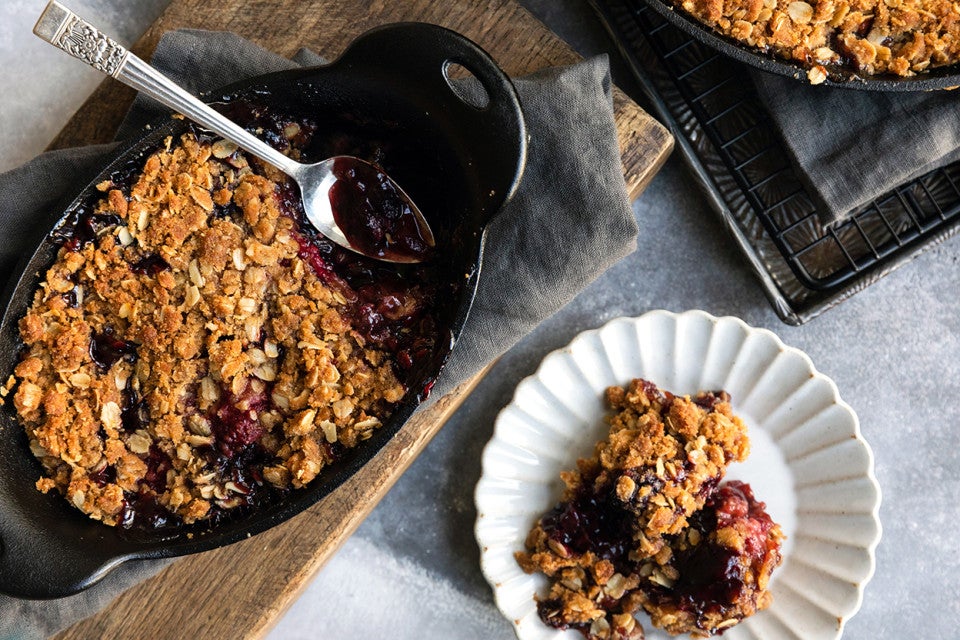 Cherry Berry Apple Crumble