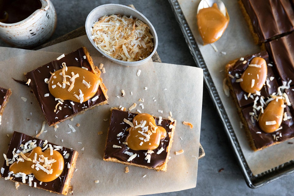 Grand Prize Coconut-Caramel Bars