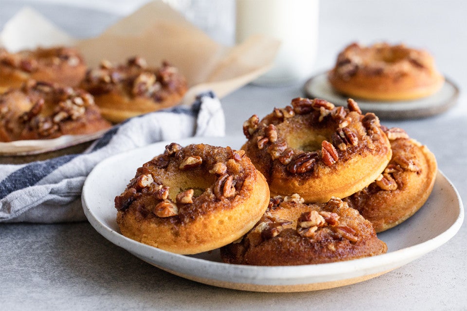 Sticky Bun Doughnuts