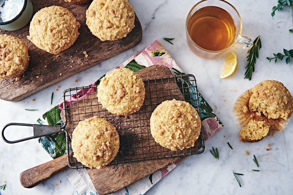 Rosemary Lemon Brown Butter Muffins