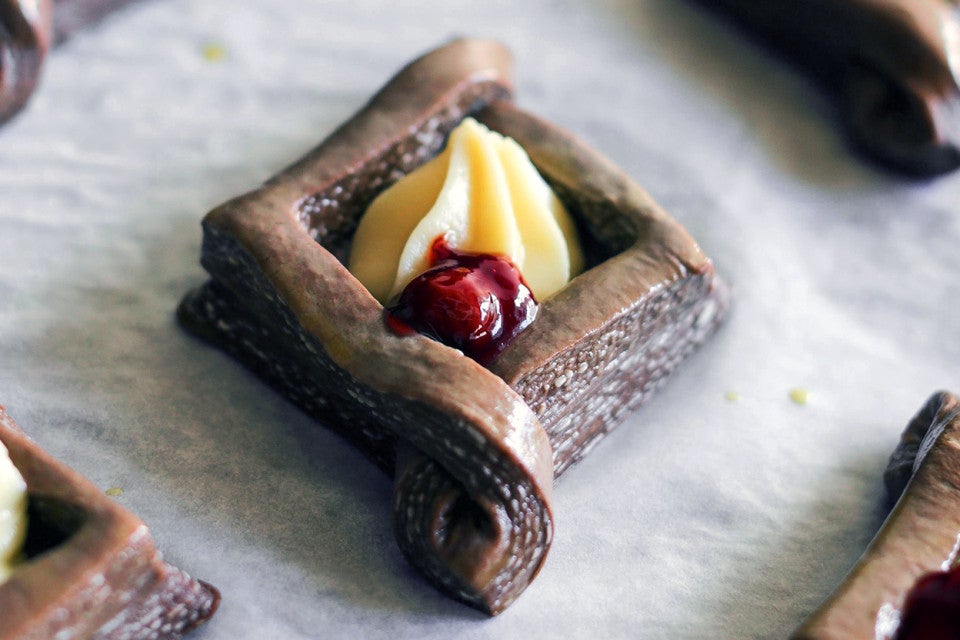 Chocolate Cherry Danish
