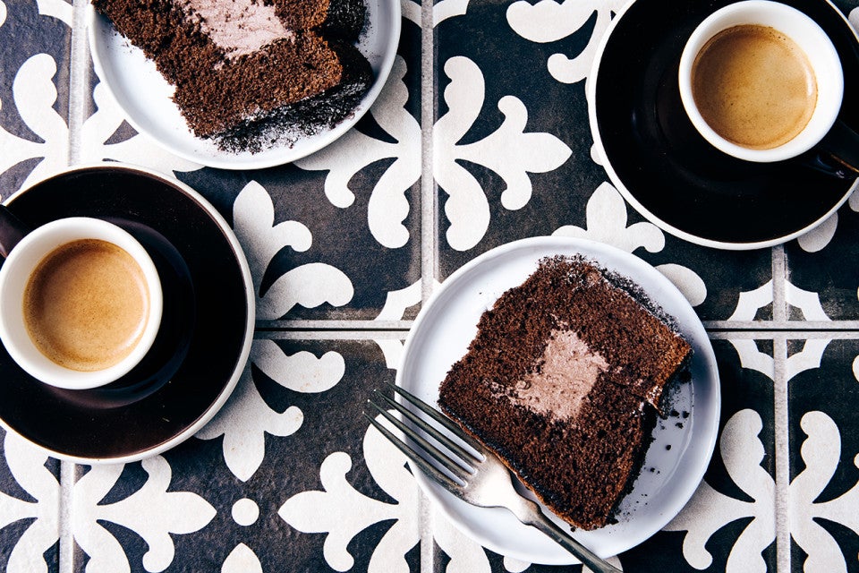 Double Chocolate Chiffon Cake