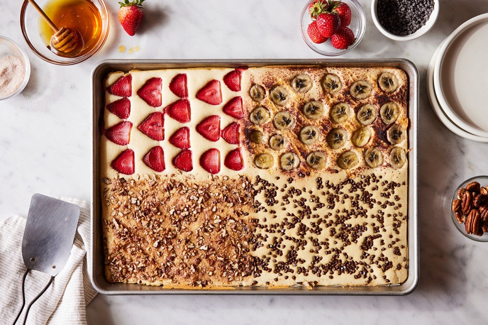 Sheet Pan Buttermilk Pancakes