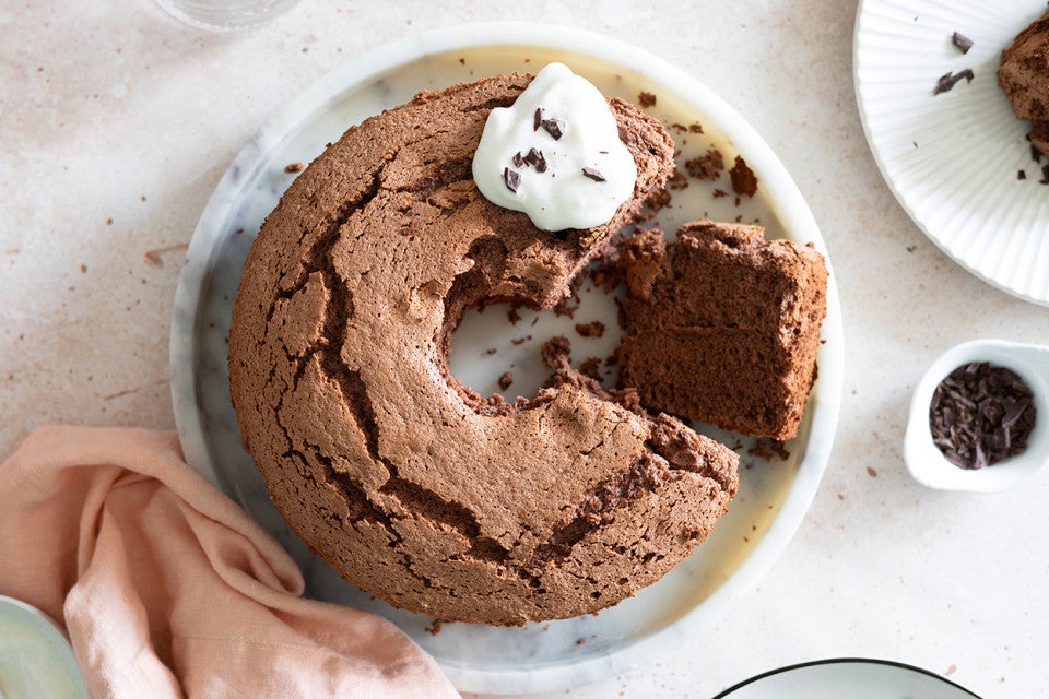 Gluten-Free Chocolate Angel Food Cake