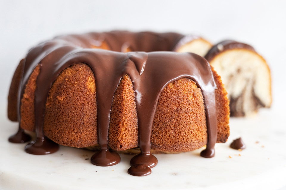 Coconut Marble Cake