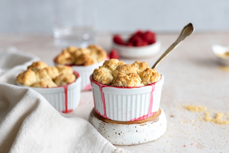 Individual Berry Cobblers