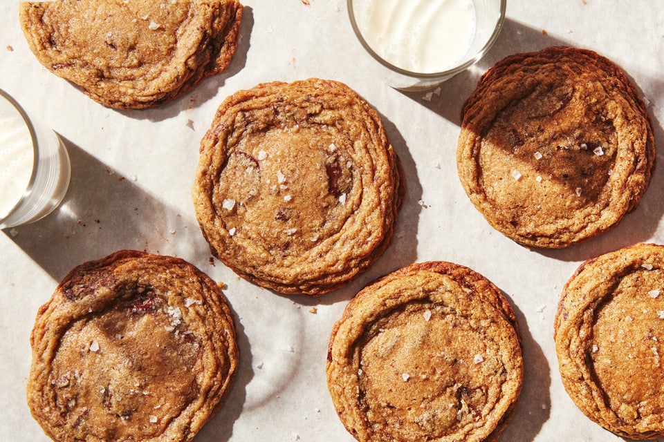 Buckwheat-Cardamom Chocolate Chunk Cookies 