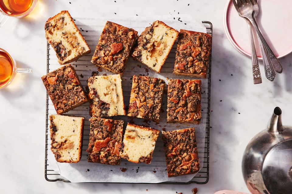 Black Sesame Halva Coffeecake