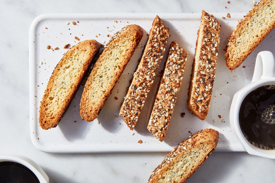 Everything Bagel Biscotti