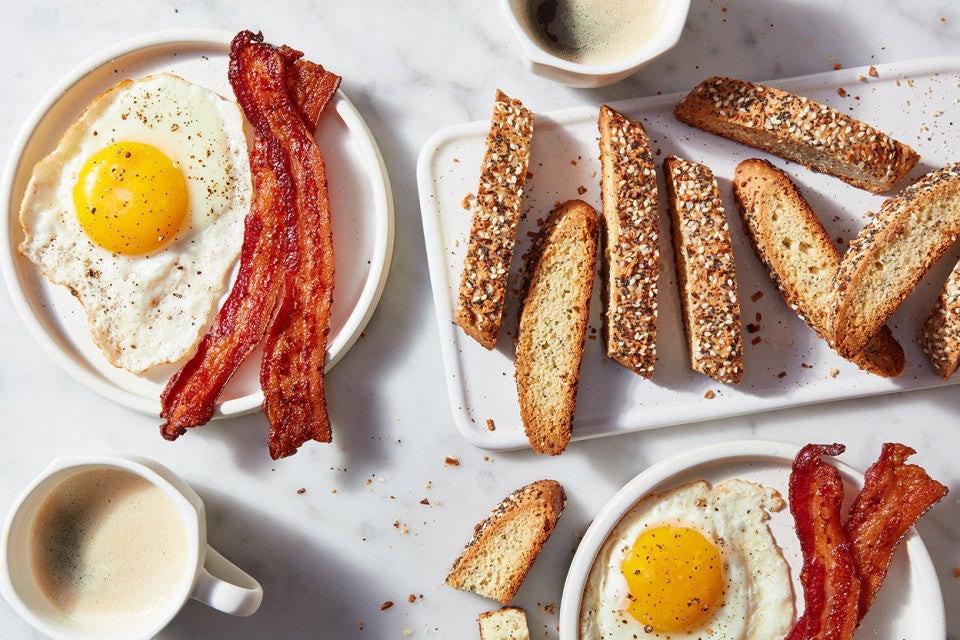 Everything Bagel Biscotti