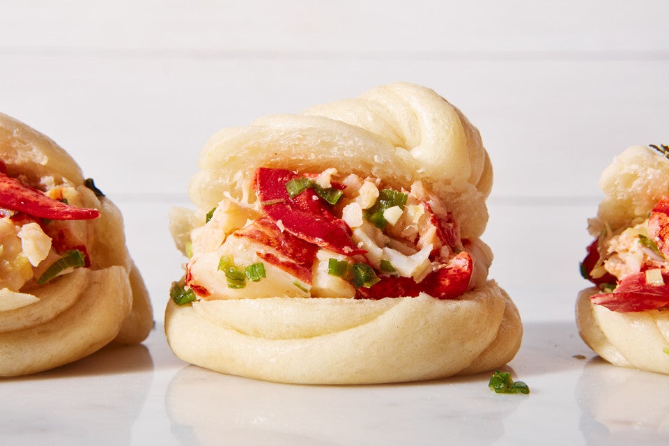 Ginger Scallion Lobster Baos