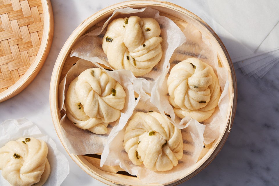 Ginger Scallion Lobster Baos