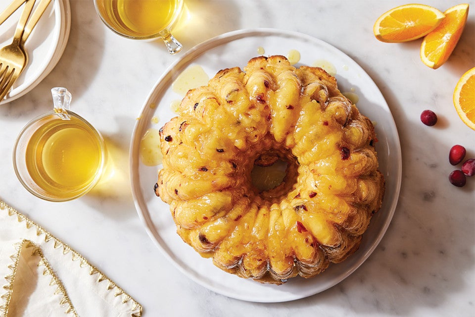 Cranberry Orange Pull-Apart Bread