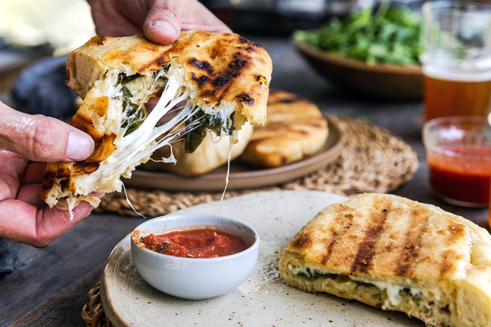 Grilled Calzones 