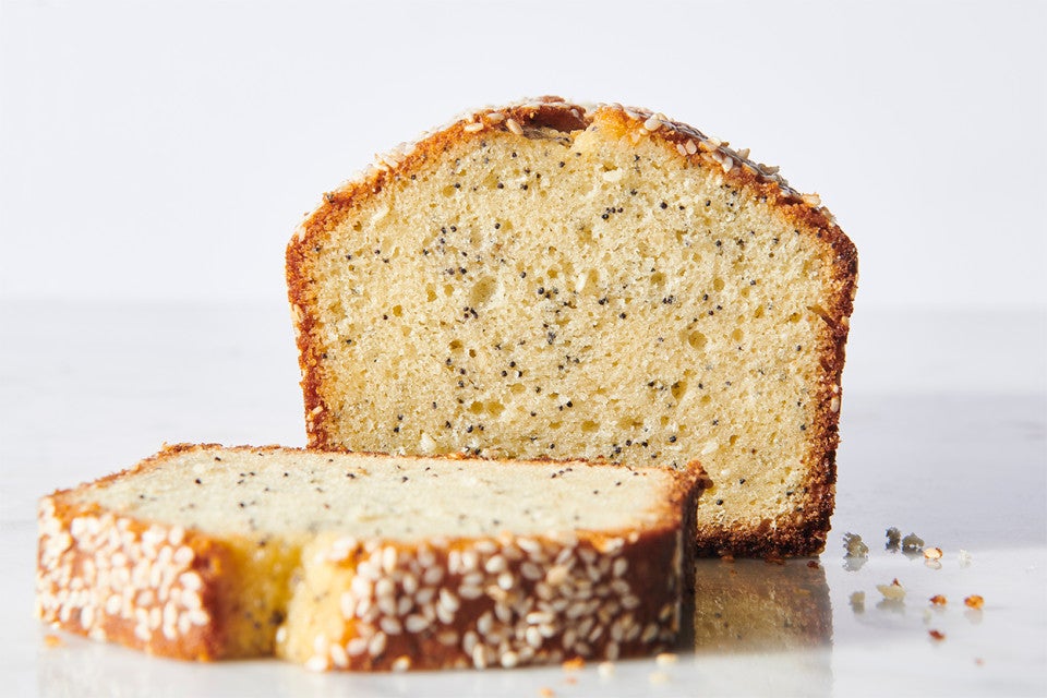 Tahini Poppy Seed Pound Cake