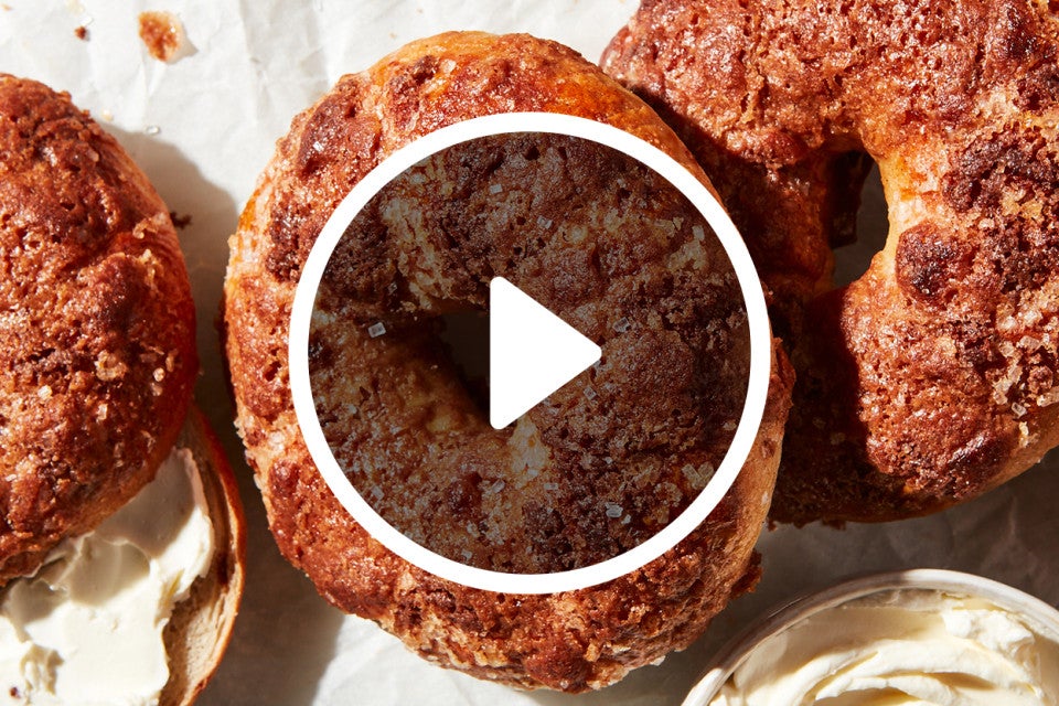 Cinnamon-Sugar Crunch Bagels