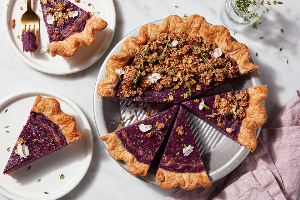 Purple Sweet Potato Pie