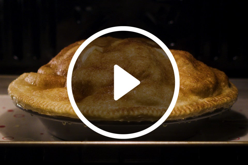 Apple pie made with All-Purpose Flaky Pastry Dough 