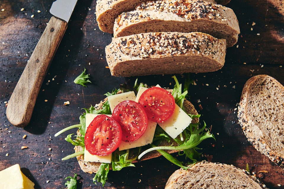 Everything Bagel Pumpernickel Bread