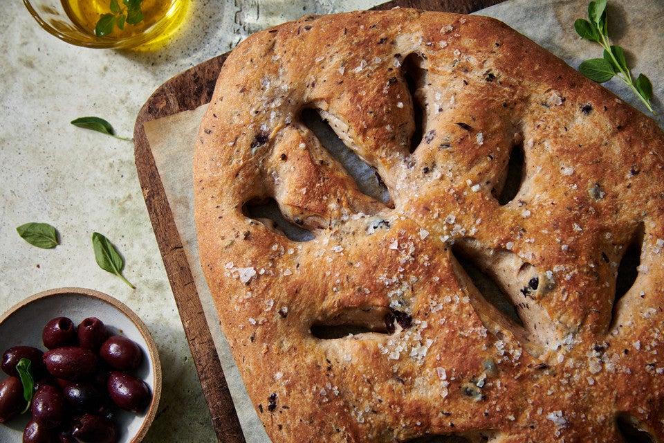 Rustic Olive Flatbread