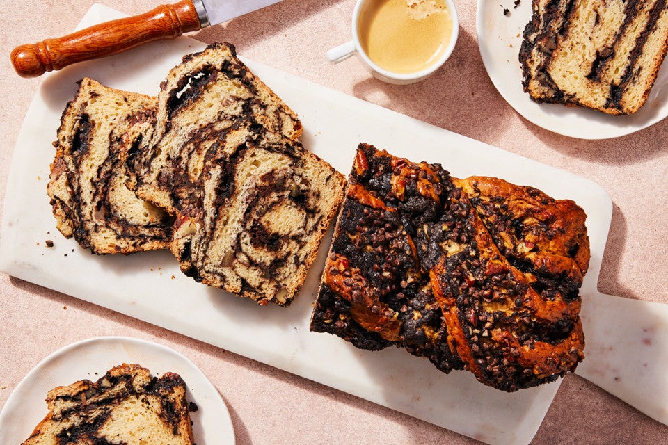 Gluten-Free Babka with Chocolate Filling